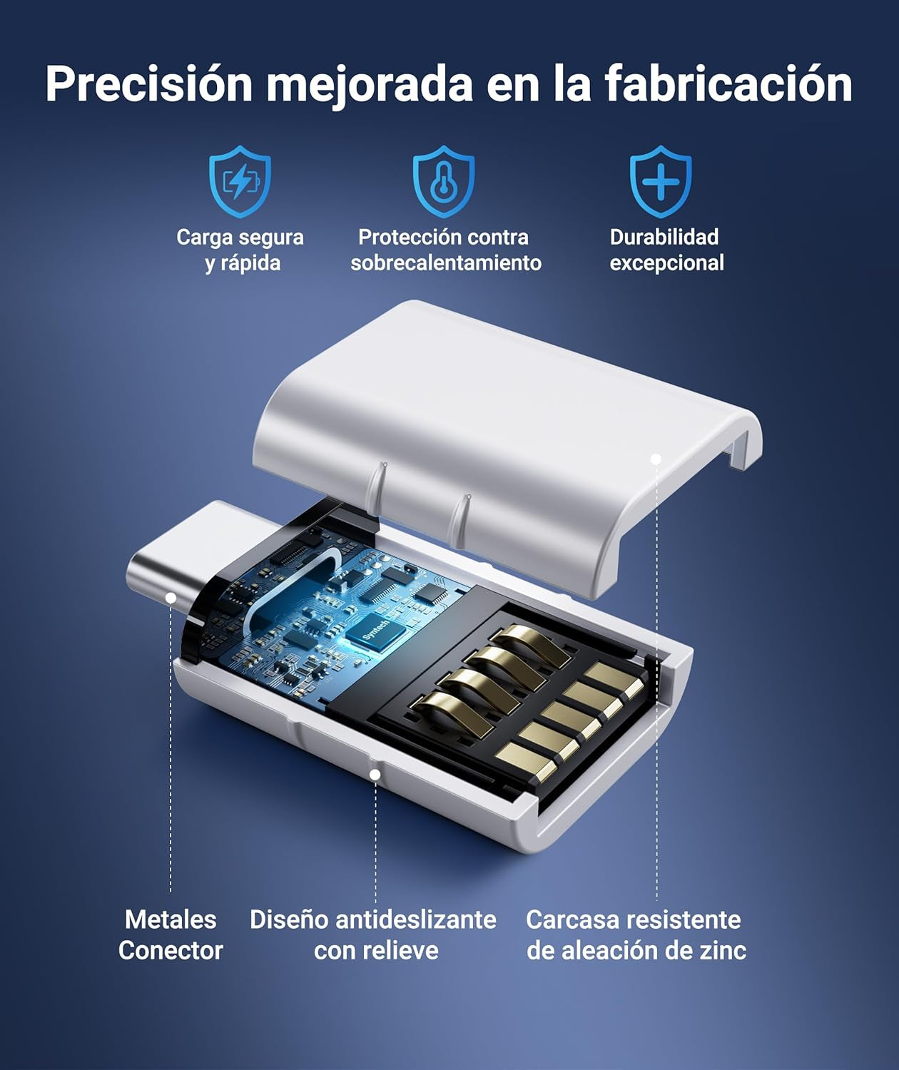 Syntech USB-C to USB Adapter (2-Pack) - USB-C Male to USB 3.0 Female Adapter for iPhone 17 Pro Max, MacBook Pro/Air 2024, iPad Mini/Pro, Surface Pro, and Other Type-C/Thunderbolt 4/3 Devices