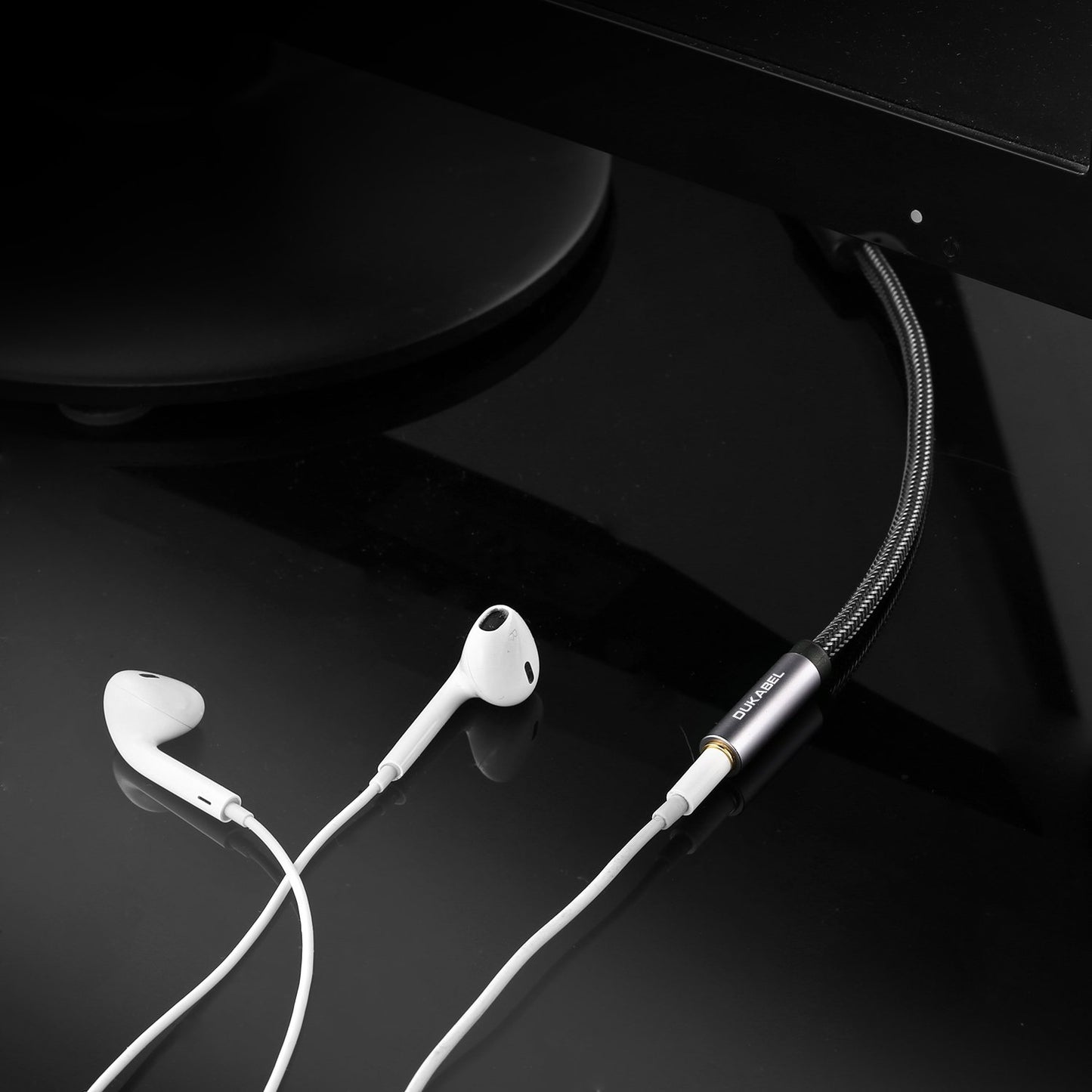 DUKABEL 3.5mm TRRS Headphone Extension Cable with Microphone - Male to Female Stereo Audio Cable for Smartphones, PCs, TVs, Headsets, PS4 Controllers, Cars, and Speakers (4ft/1.2m)