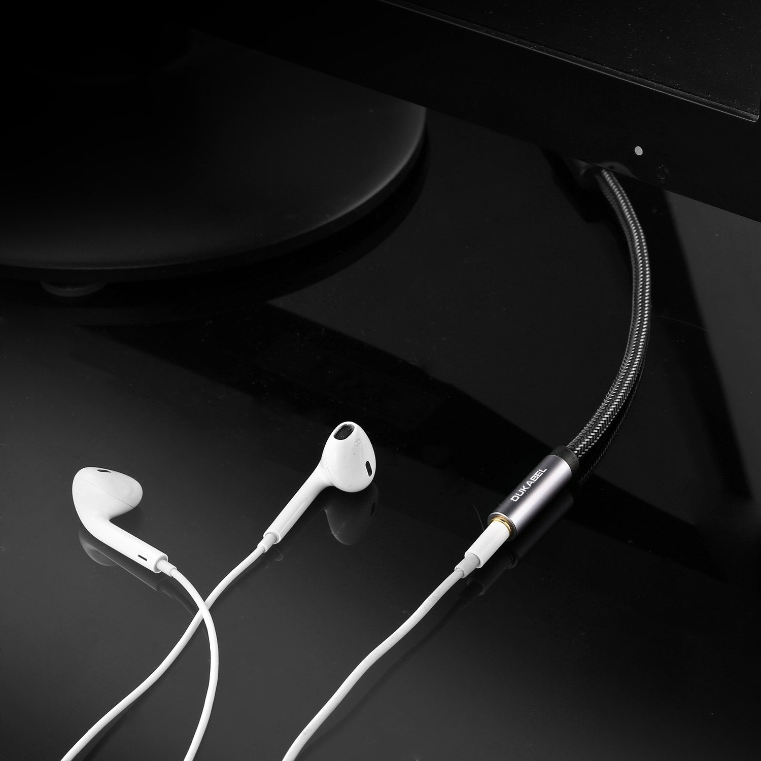 DUKABEL 3.5mm TRRS Headphone Extension Cable with Microphone - Male to Female Stereo Audio Cable for Smartphones, PCs, TVs, Headsets, PS4 Controllers, Cars, and Speakers (4ft/1.2m)