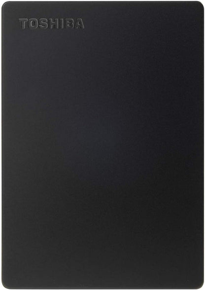 Toshiba Canvio Slim 2TB Portable External Hard Drive, USB 3.0, Black - Model HDTD320XK3EA