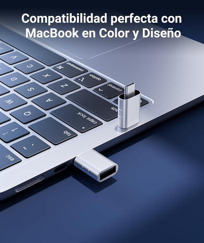 Syntech USB-C to USB Adapter (2-Pack) - USB-C Male to USB 3.0 Female Adapter for iPhone 17 Pro Max, MacBook Pro/Air 2024, iPad Mini/Pro, Surface Pro, and Other Type-C/Thunderbolt 4/3 Devices