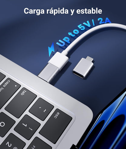 Syntech USB-C to USB Adapter (2-Pack) - USB-C Male to USB 3.0 Female Adapter for iPhone 17 Pro Max, MacBook Pro/Air 2024, iPad Mini/Pro, Surface Pro, and Other Type-C/Thunderbolt 4/3 Devices